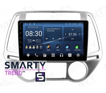 Штатная магнитола Hyundai i20 PB (2012-2014) (Auto/manual AC) – Android – SMARTY Trend - Ultra-Premium