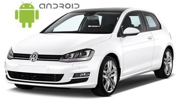 Volkswagen Golf VII - пример установки головного устройства SMARTY Trend